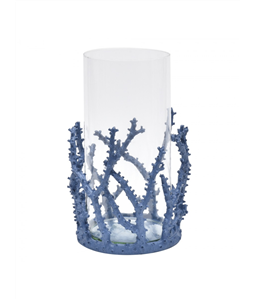 Cachepot coral azul