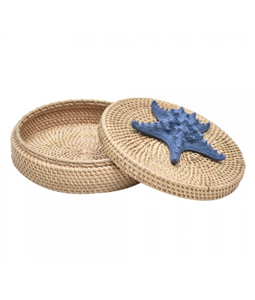 Caixa Ratan Flat Estrela Azul Lpis G