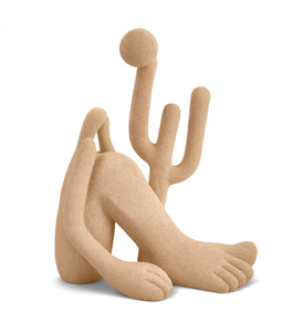 Escultura em poliresina Abaporu bege