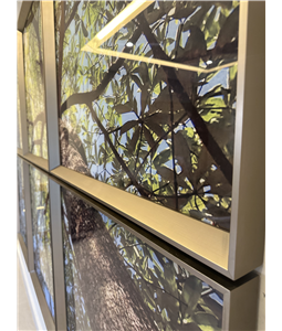 Quadro vidro 80x80 6ps